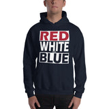 RED WHITE and BLUE Unisex Hoodie