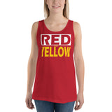 RED and YELLOW Unisex Tank Top