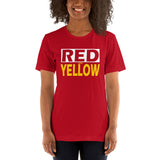 RED and YELLOW Short-Sleeve Unisex T-Shirt