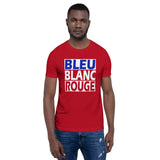 BLEU BLANC ROUGE Short-Sleeve Unisex T-Shirt