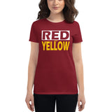 RED and YELLOW Women's short sleeve t-shirt