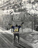 "The Dream Begins Here" PERSONALIZED Hockey Artwork