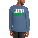 BLUE and GREEN Men’s Long Sleeve Shirt