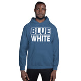 BLUE and WHITE Unisex Hoodie