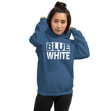 BLUE and WHITE Unisex Hoodie