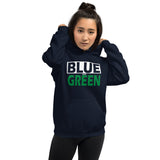 BLUE and GREEN Unisex Hoodie