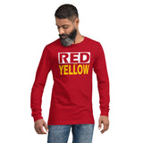 RED and YELLOW Unisex Long Sleeve Tee