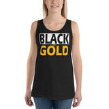 BLACK and GOLD Unisex Tank Top