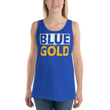 BLUE and GOLD Unisex Tank Top
