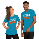 BLUE and ORANGE Short-Sleeve Unisex T-Shirt