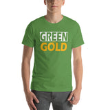 GREEN and GOLD Short-Sleeve Unisex T-Shirt
