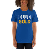 BLUE and GOLD Short-Sleeve Unisex T-Shirt