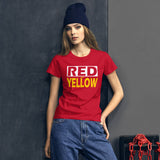 RED and YELLOW Women's short sleeve t-shirt